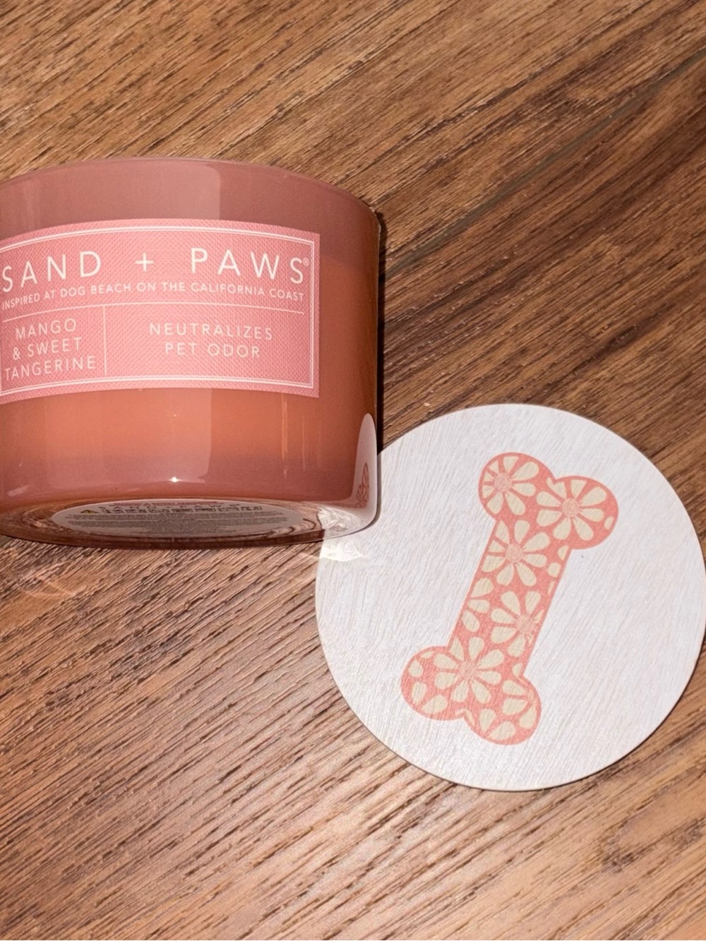Sand + Paws Mango & Sweet Tangerine Candle - NEW